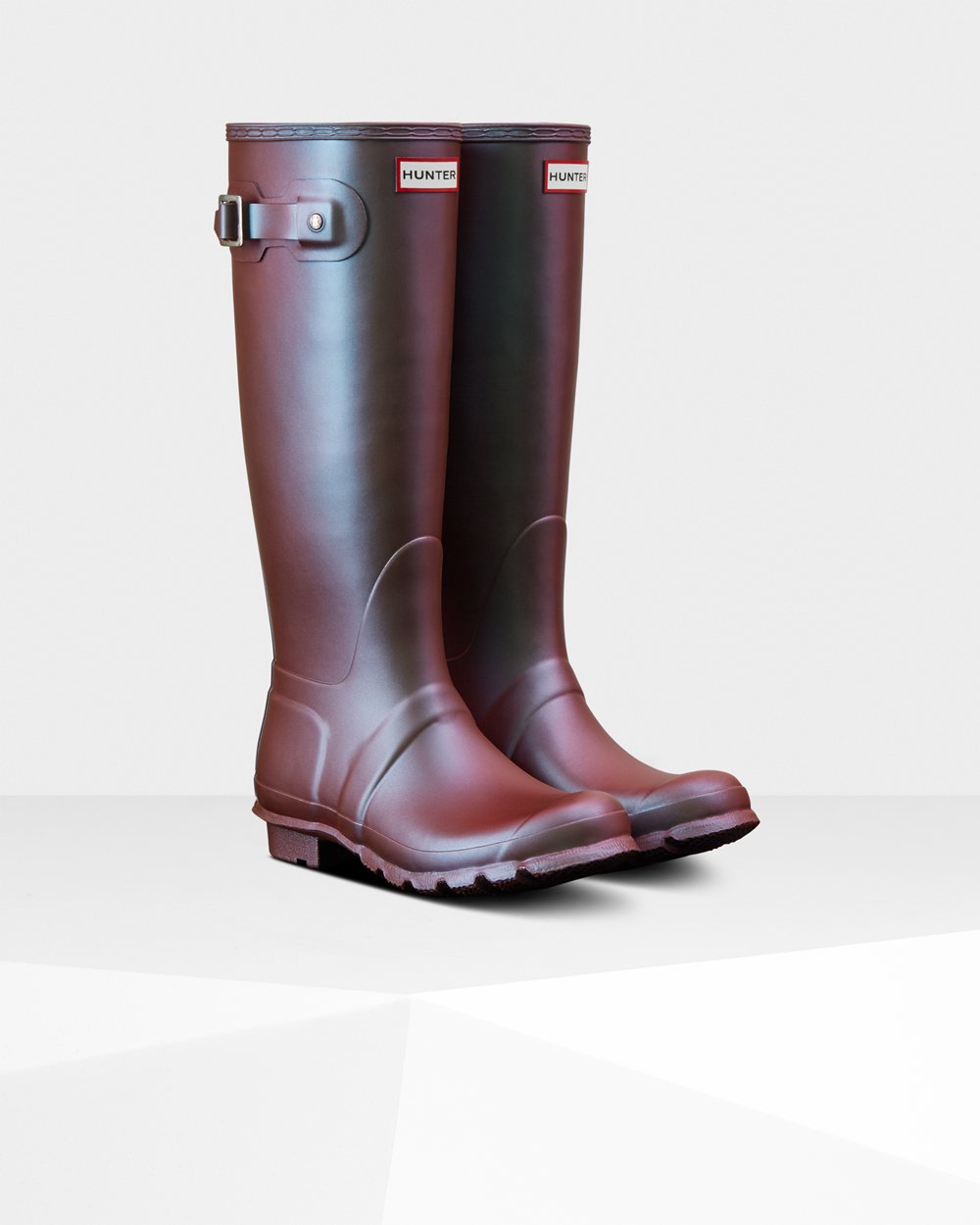 Hunter Original Nebula Tall Rain Boots - Sale Online Womens Blue - KIVEXW043